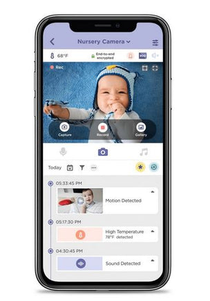  Hubble Connected Nursery Pal Glow - Smart WiFi Video Camera 