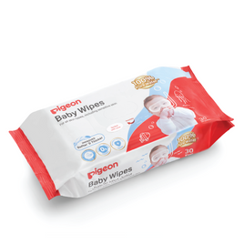Pigeon Baby Wipes 100% Pure Water 30's