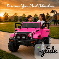 iGlide® Kids Electric Ride On Car Jeep Large 4X4