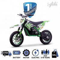 iGlide® Kids Electric Ride On Dirt Bike 1000W Brushless 36V 5XL