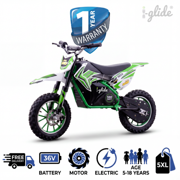 Buy iGlide® Kids Electric Ride On Dirt Bike 1000W Brushless 36V