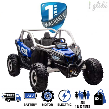 Kids Electric Car South Africa | Electric Ride On Car for Kids | 24V Kids Car | 2 Seater Ride On Car | Remote Control Kids Car | Battery Powered Car for Children | Off Road Kids Electric Vehicle  | Kids Electric Ride On All Terrain Car  | Battery Operated Car For Children  | 24V Kids Car  | iGlide Registered  | Makro  | Takealot  | Amazon  | One Day Only  | Remote Controlled Car  | Maverick