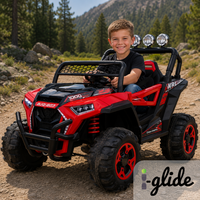 iGlide® Kids Electric Ride On Car Dune Buggy ATV 4X4 -3XL Red