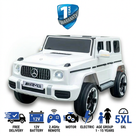 Kids_electrice_ride_on_g-Class_5XL_mercedes_self_driven_or_remote_controlled_Kids_battery_operated_car-white_iglide_AMG_kids_battery_operated_sit_in_car_children_interior_doors_open_and_close_from_front
