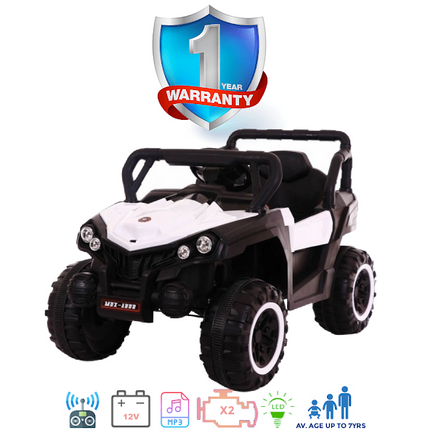 atv sport m ride on kids car white exclusive brands online