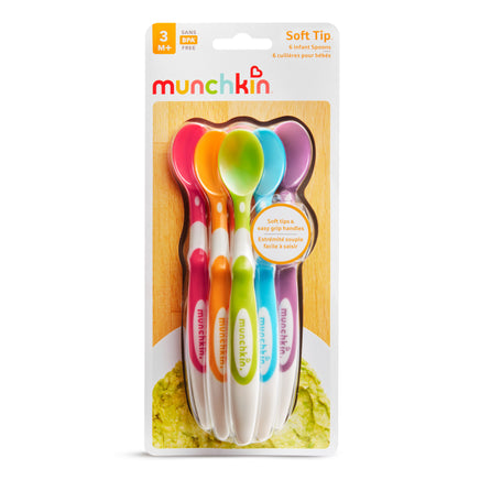  Munchkin Soft Tip Infant Spoon - 6 Pack 