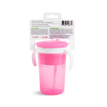  Munchkin SnackCatch & Sip™  - Pink 