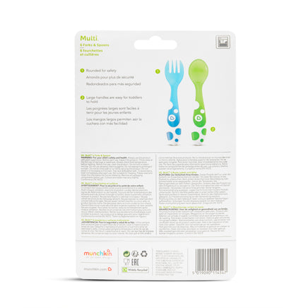  Munchkin Multi Forks & Spoons - 6 Pack 