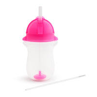 Munchkin Any Angle Weighted Straw Cup 296ml - Pink