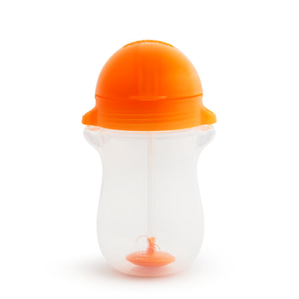  Munchkin Any Angle Weighted Straw Cup 296ml - Orange 