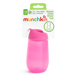 Munchkin Simple Clean Straw Cup 296ml - Pink