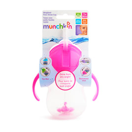 Munchkin Any Angle Click Lock Weighted Straw Trainer Cup 207ml