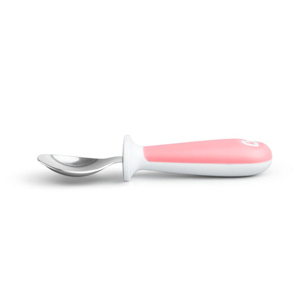  Munchkin Raise™ Toddler Fork & Spoon Set Pink 