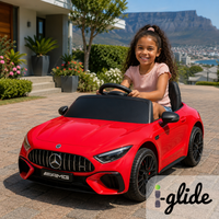 iGlide® Kids Electric Ride On Licensed Mercedes SL 63 AMG L Red