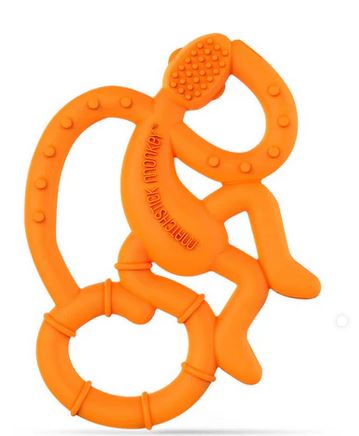 Matchstick Monkey – Mini Monkey Teether - Orange 