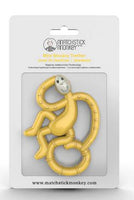 Matchstick Monkey – Mini Monkey Teether - Yellow