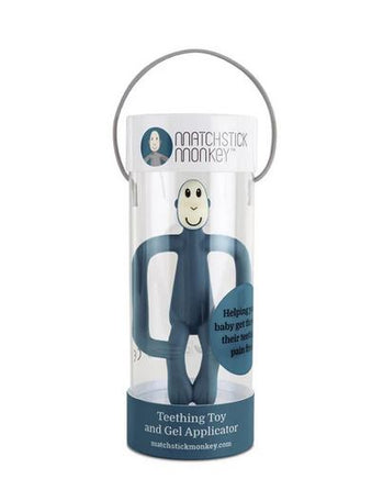  Matchstick Monkey - Original Teething Toy – Airforce Blue 