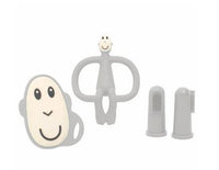 Matchstick Monkey – Teether Starter Set – Cool Grey