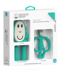 Matchstick Monkey – Teether Starter Set – Green