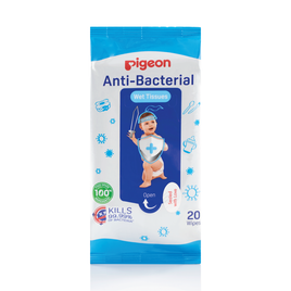 Pigeon Anti-Bacterial Wipes 20s