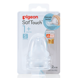 Pigeon Softouch™ Peristaltic Plus™ Teat S 2PK