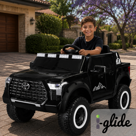  iGlide® Kids Electric Ride On Toyota Tundra Pick Up 4X4 3XL Black 