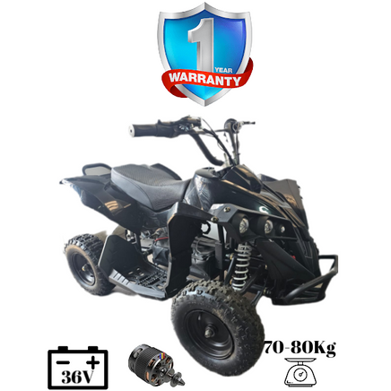  iGlide® Kids Electric Ride On V2 Quad Bike 1000W Brushless 36V 5XL 