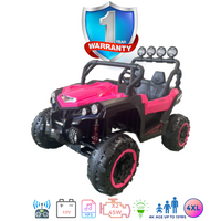Kids Electric Ride On Car  i-Glide™ Grand UTV -4XL Pink