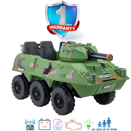 Kids Electric Ride On Car i-Glide™ Army Truck XL