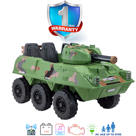  Kids Electric Ride On Car i-Glide™ Army Truck XL 