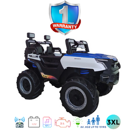 kids electric ride on car space dune buggy. ATV UTV ride on 2 seater for children babies remote controlled battery operated 12V 4x4 4 motors 4 wheel drive led lights sound music mp3 exclusive brands online exclusivebrandsonline.co.za