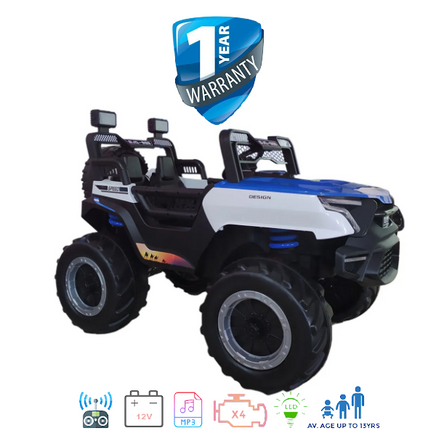 kids electric ride on car space dune buggy. ATV UTV ride on 2 seater for children babies remote controlled battery operated 12V 4x4 4 motors 4 wheel drive led lights sound music mp3 exclusive brands online exclusivebrandsonline.co.za