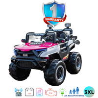 Kids Electric Ride On Space Dune Buggy 4X4 3XL Pink