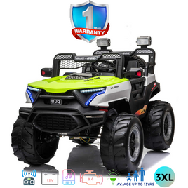 Kids Electric Ride On i-Glide™ Space Dune Buggy 4X4 3XL Green