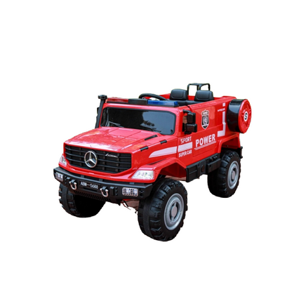  Kids Electric Ride On i-Glide™ Mercedes Unimog Fire Truck 2XL 