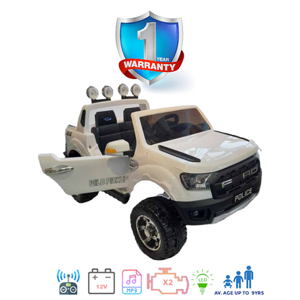 kids electric ride in car ford pick up bakkie red self drive remote controlled 12v battery operated lights led exclusive brands online ride on car steering wheel white kids car sit in driving electric