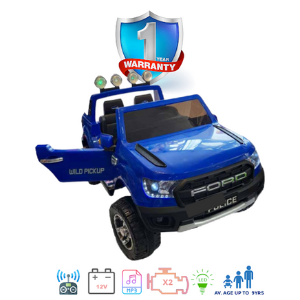 exclusivebrandsonline.co.za kids electric ride in car ford pick up bakkie red self drive remote controlled 12v battery operated lights led exclusive brands online ride on car steering wheel