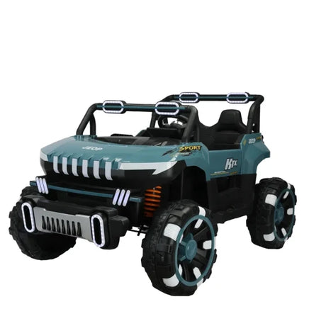 kids electric rid eon jeep mega large 2 seater ride in car for children led lights 2 seat 14 years 4X4 4 motors 12v battery battery operated self drive of remote controlled exclusivebrandsonline.co.za