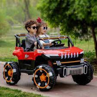 Kids Electric Ride On Car i-Glide™ Mega Jeep 5XL Red