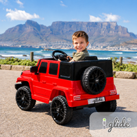 iGlide® Kids Electric Ride On Car Jeep Rubi M Red