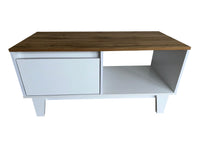 Modern TV Stand & Coffee Table - White