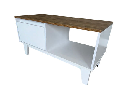  Modern TV Stand & Coffee Table - White 