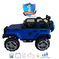 Kids Electric Ride On Car Jeep Large 4X4 White