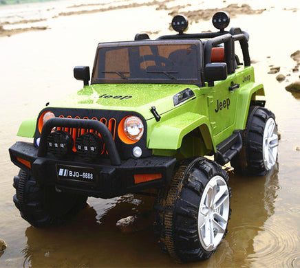  Kids Electric Ride On i-Glide™ Car Jeep Large 4X4 Green 