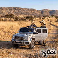 iGlide® Kids Electric Ride On Car Mercedes G Class AMG 5XL Metallic Grey Limited Edition