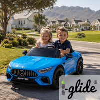 iGlide® Kids Electric Ride On Licensed Mercedes SL 63 AMG L Limited Edition Blue