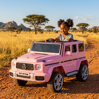 iGlide® Kids Electric Ride On Car Mercedes G Class AMG 5XL Limited Edition Pink