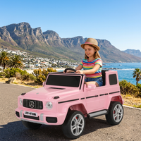iGlide® Kids Electric Ride On Car Mercedes G Class AMG 5XL Limited Edition Pink