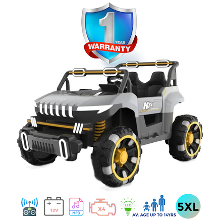  Kids Electric Ride On Car i-Glide™ Mega Jeep 4X4 5XL 