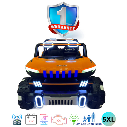  Kids Electric Ride On Car i-Glide™ Mega Jeep 4X4 5XL 